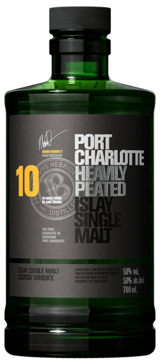 Bruichladdich Distillery - 'Port Charlotte' 10yr Heavily Peated Islay Single Malt Scotch (750ML) - The Epicurean Trader