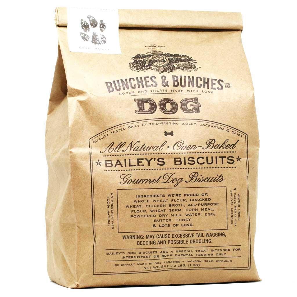 Bunches & Bunches - Bailey's Dog Biscuits (2.2LBS) - The Epicurean Trader