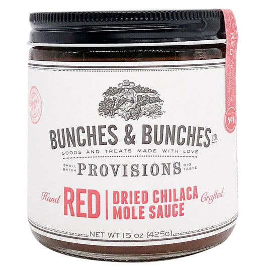 Bunches & Bunches - 'Red Dried Chilaca' Mole Sauce (15OZ) - The Epicurean Trader