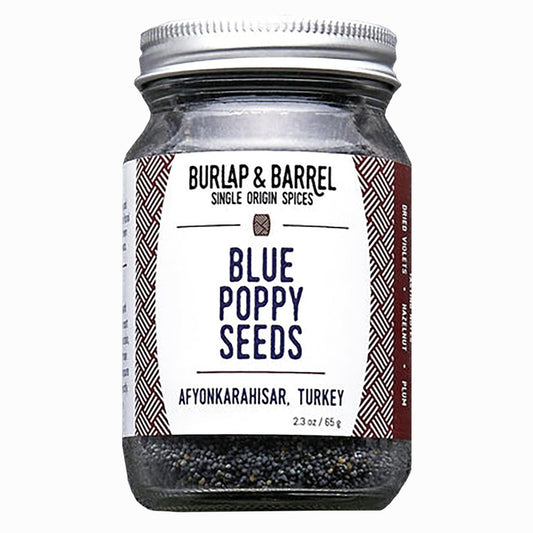 Burlap & Barrel - Blue Poppy Flower Seeds (2.3OZ) - The Epicurean Trader