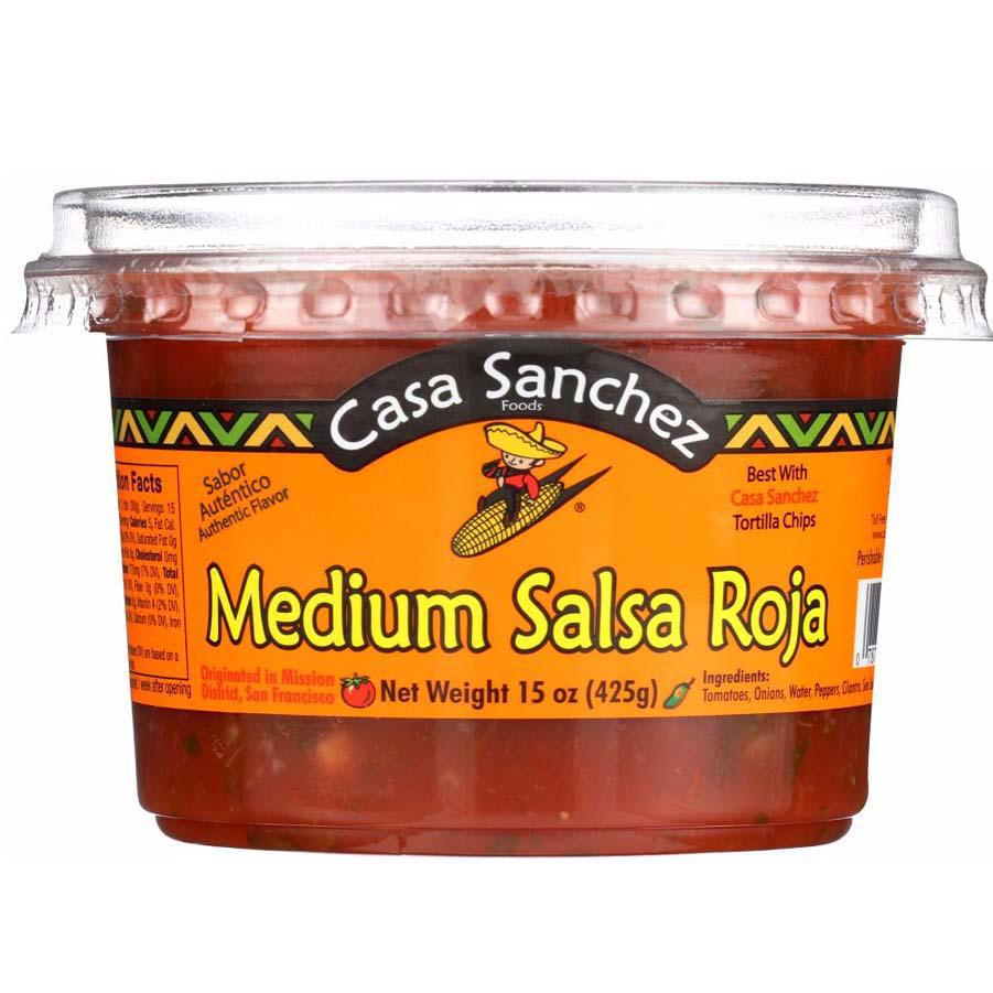 Casa Sanchez - 'Medium Salsa Roja' Salsa (425G) - The Epicurean Trader