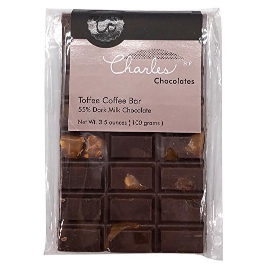 Charles Chocolates - 'Toffee Coffee' Bar (3.5OZ) - The Epicurean Trader