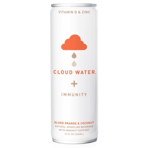 Cloud Water - 'Immunity' Sparkling Beverage w/ Blood Orange & Coconut (12OZ) - The Epicurean Trader