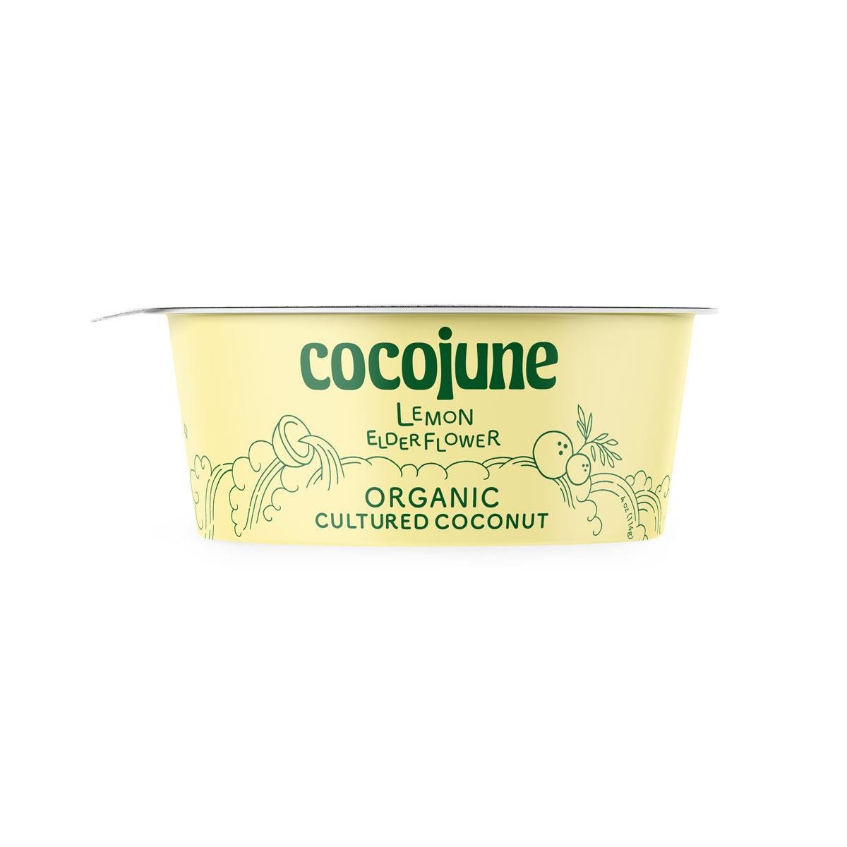cocojune - 'Lemon Elderflower' Organic Cultured Coconut (4OZ) - The Epicurean Trader