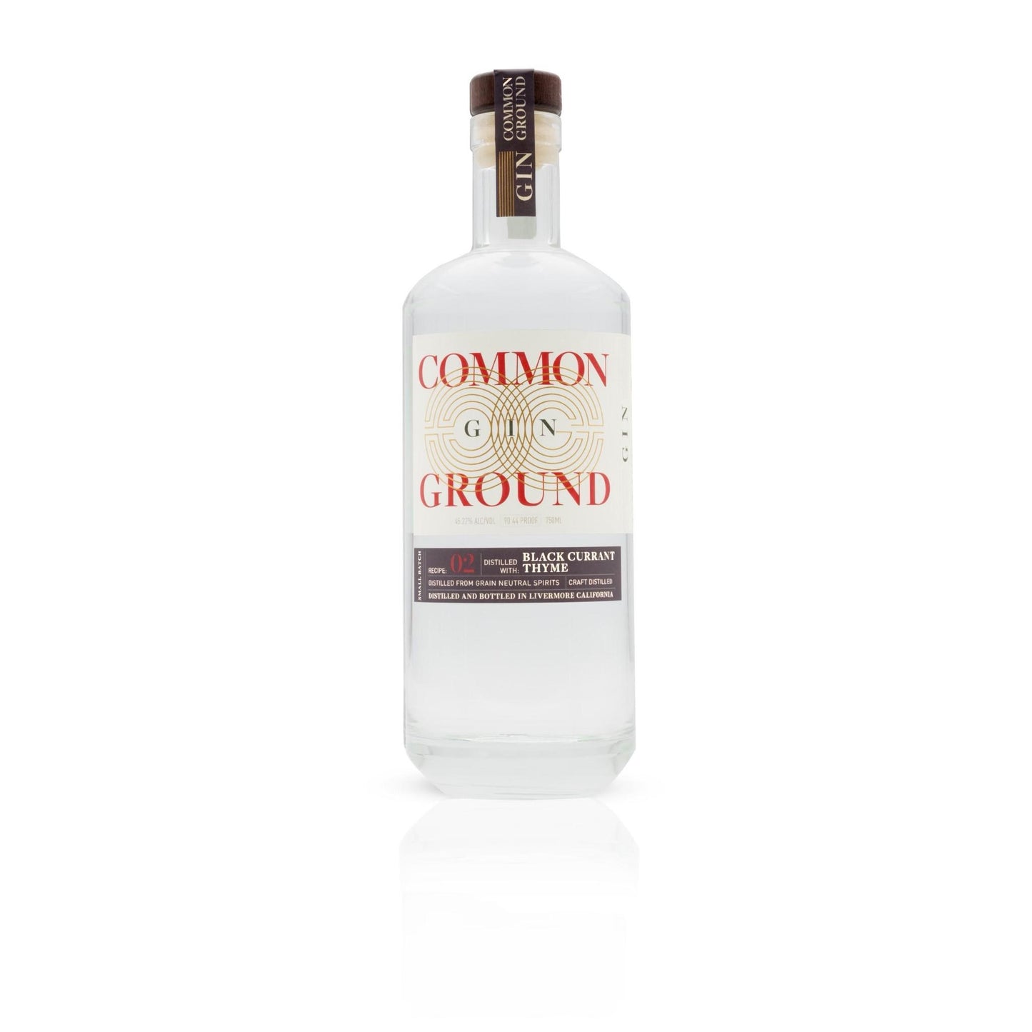 Common Ground Spirits - Black Currant & Thyme Gin (750ML) - The Epicurean Trader