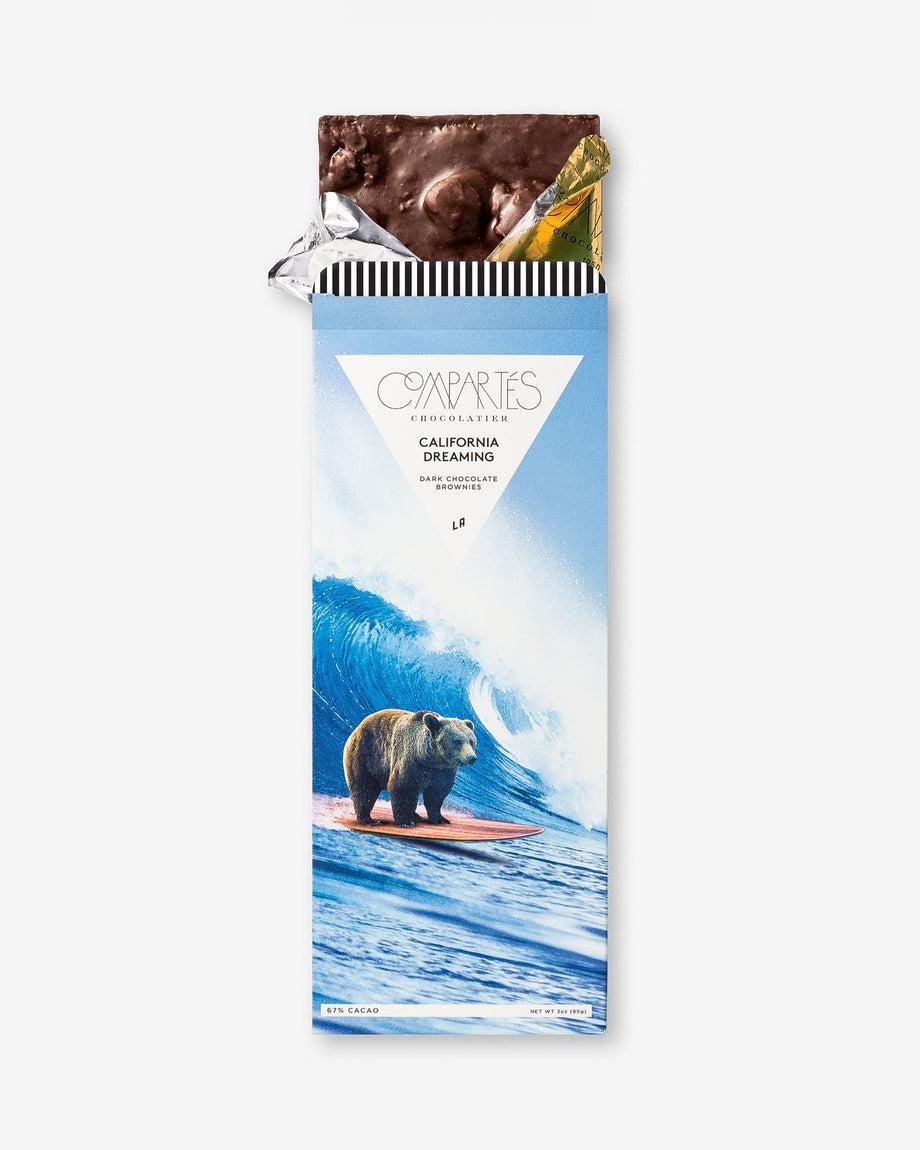Compartes - 'California Dreaming' Dark Chocolate w/ Brownies (3OZ | 67%) - The Epicurean Trader