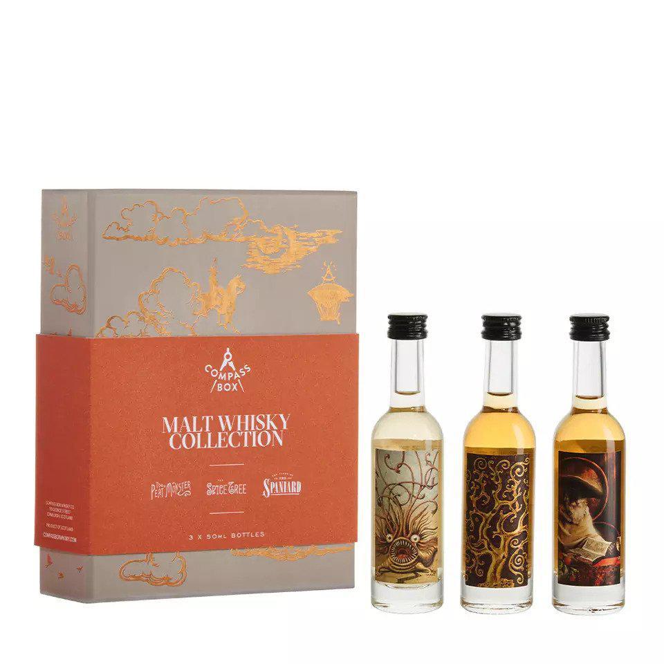 Compass Box - 'Malt Whiskey Collection' Whisky Gift Set (3x50ML) - The Epicurean Trader