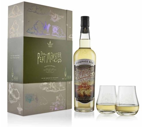 Compass Box - 'The Peat Monster: Gift Set' Blended Scotch Whisky (750ML) - The Epicurean Trader