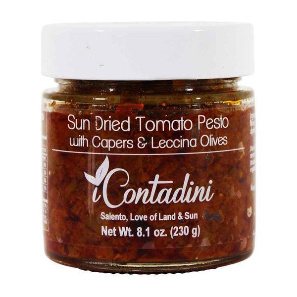 Contadini - Sundried Tomato Pesto w/ Capers & Leccina Olives (100G) - The Epicurean Trader