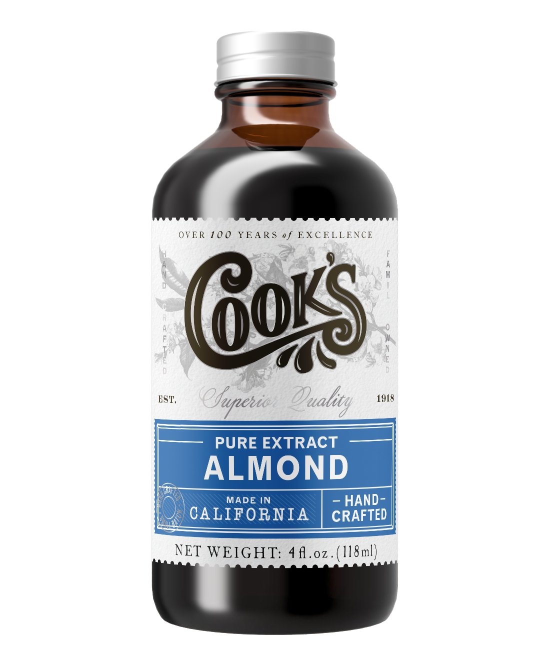 Cook's - Pure Almond Extract (4OZ) - The Epicurean Trader