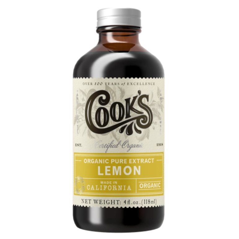 Cook's - Pure Lemon Extract (4OZ) - The Epicurean Trader
