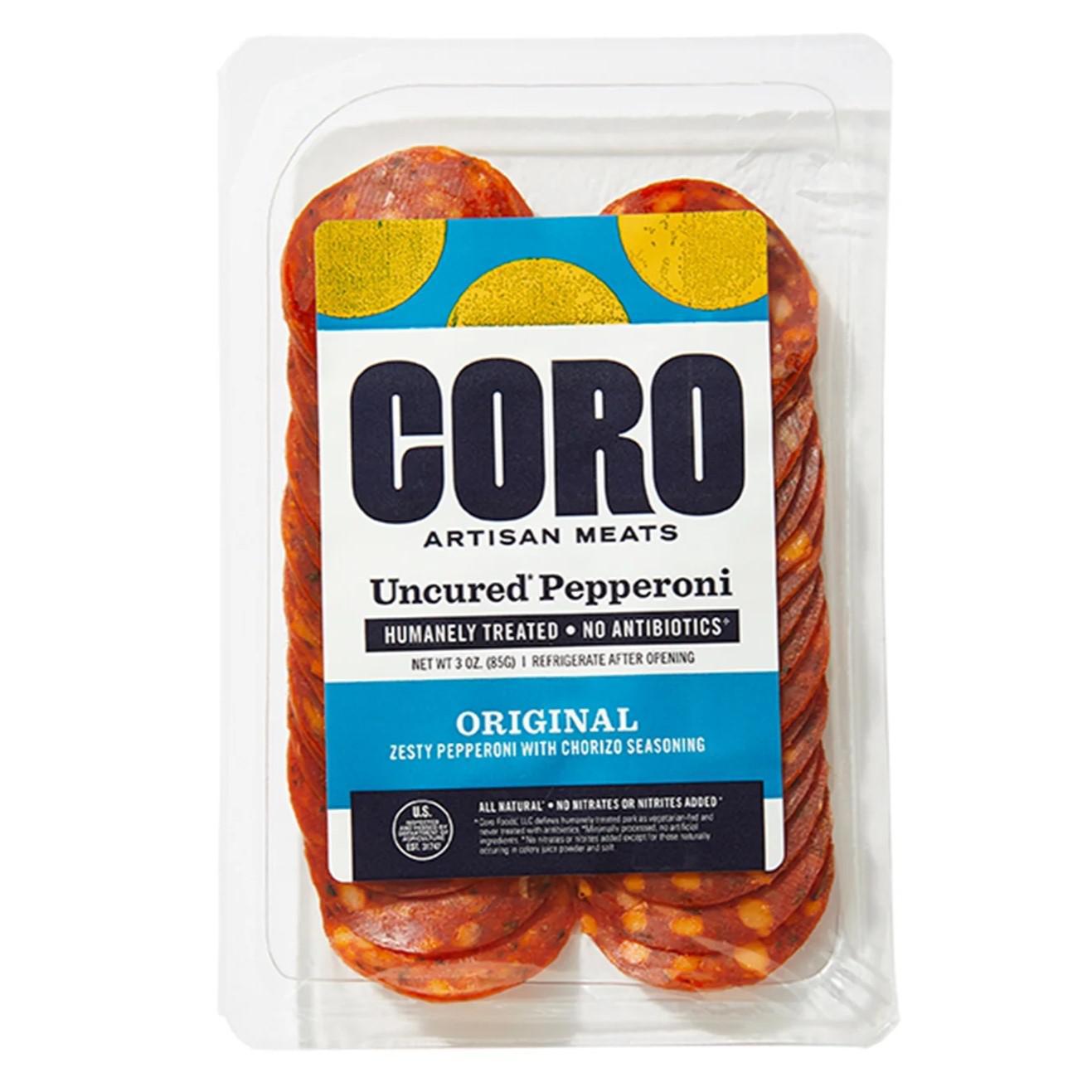 Coro Foods - 'Original' Uncured Pepperoni (3OZ) - The Epicurean Trader