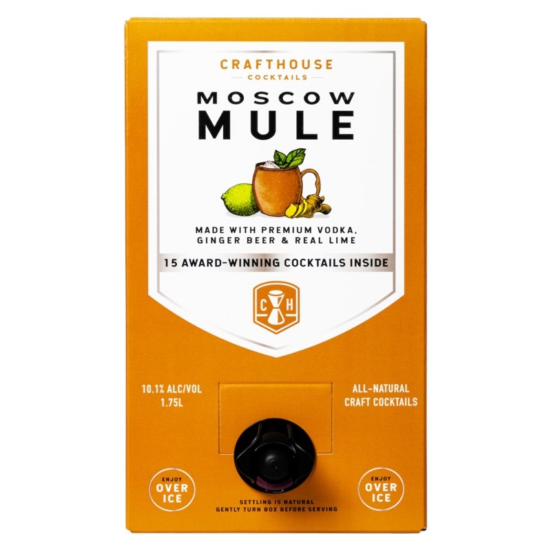 Crafthouse Cocktails - Moscow Mule RTD Cocktail (1.75L/15CT) - The Epicurean Trader
