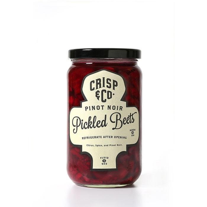 Crisp & Co - Pinot Noir Pickled Beets (16OZ) - The Epicurean Trader