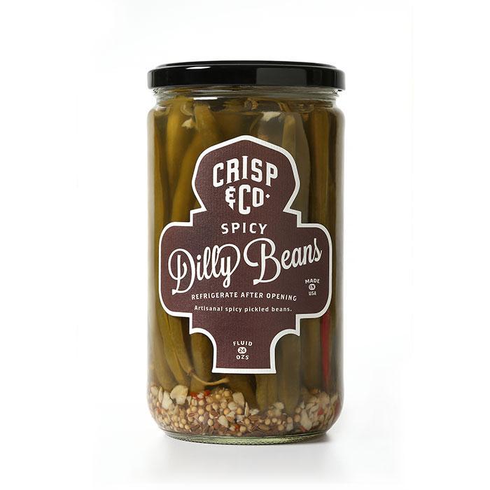 Crisp & Co - 'Spicy Dilly Beans' Pickles (24OZ) - The Epicurean Trader