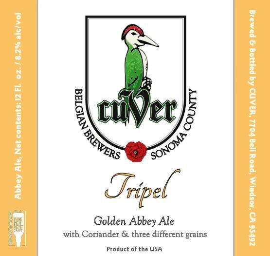 Cuver Belgian Brewers - 'Tripel' Golden Abbey Ale (12OZ) - The Epicurean Trader