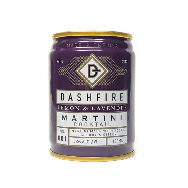 Dashfire - Lemon & Lavender Martini Cocktail (100ML) - The Epicurean Trader