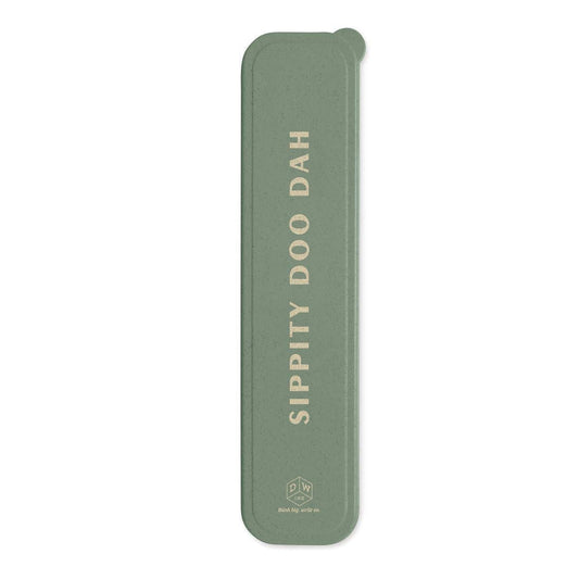 Designworks Ink - 'Sippity Doo Dah' Stainless Steel Gold Straw Set - The Epicurean Trader