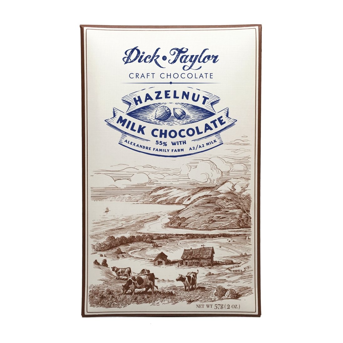 Dick Taylor Craft Chocolate - Hazelnut Milk Chocolate (2OZ / 55%) - The Epicurean Trader