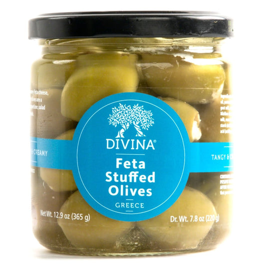 Divina - 'Feta Sutffed' Olives (365G) - The Epicurean Trader