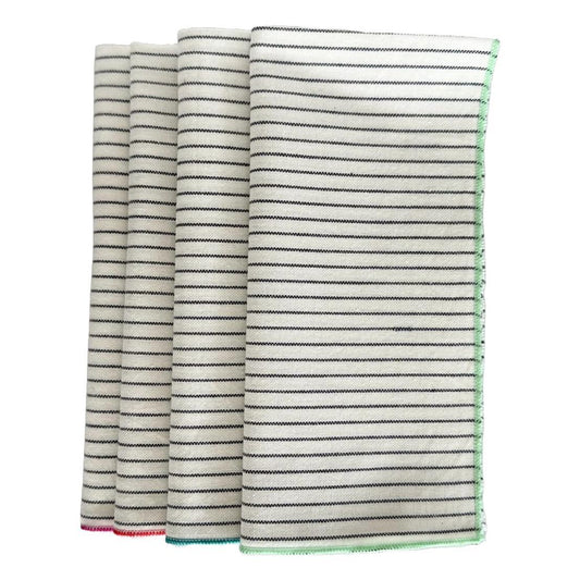Dot & Army - 'Everyday: Sailing Stripes' Cloth Napkins (4CT) - The Epicurean Trader