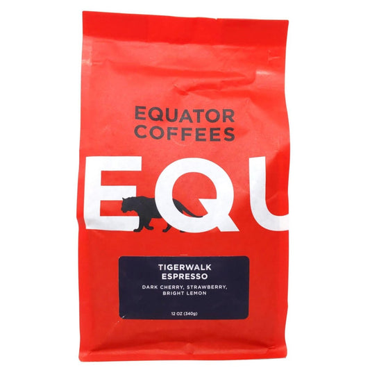 Equator Coffees - 'Tigerwalk' Espresso Coffee Beans (12OZ) - The Epicurean Trader