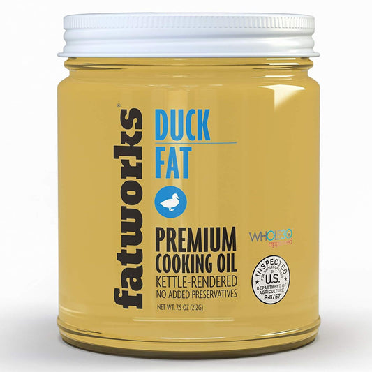 Fatworks - Duck Fat Premium Cooking Oil (7.5OZ) - The Epicurean Trader
