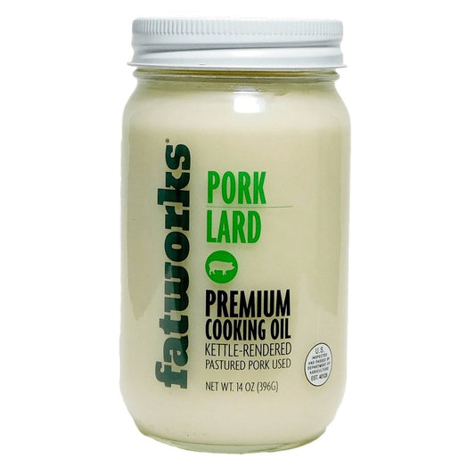 Fatworks - Pork Lard Premium Cooking Oil (14OZ) - The Epicurean Trader