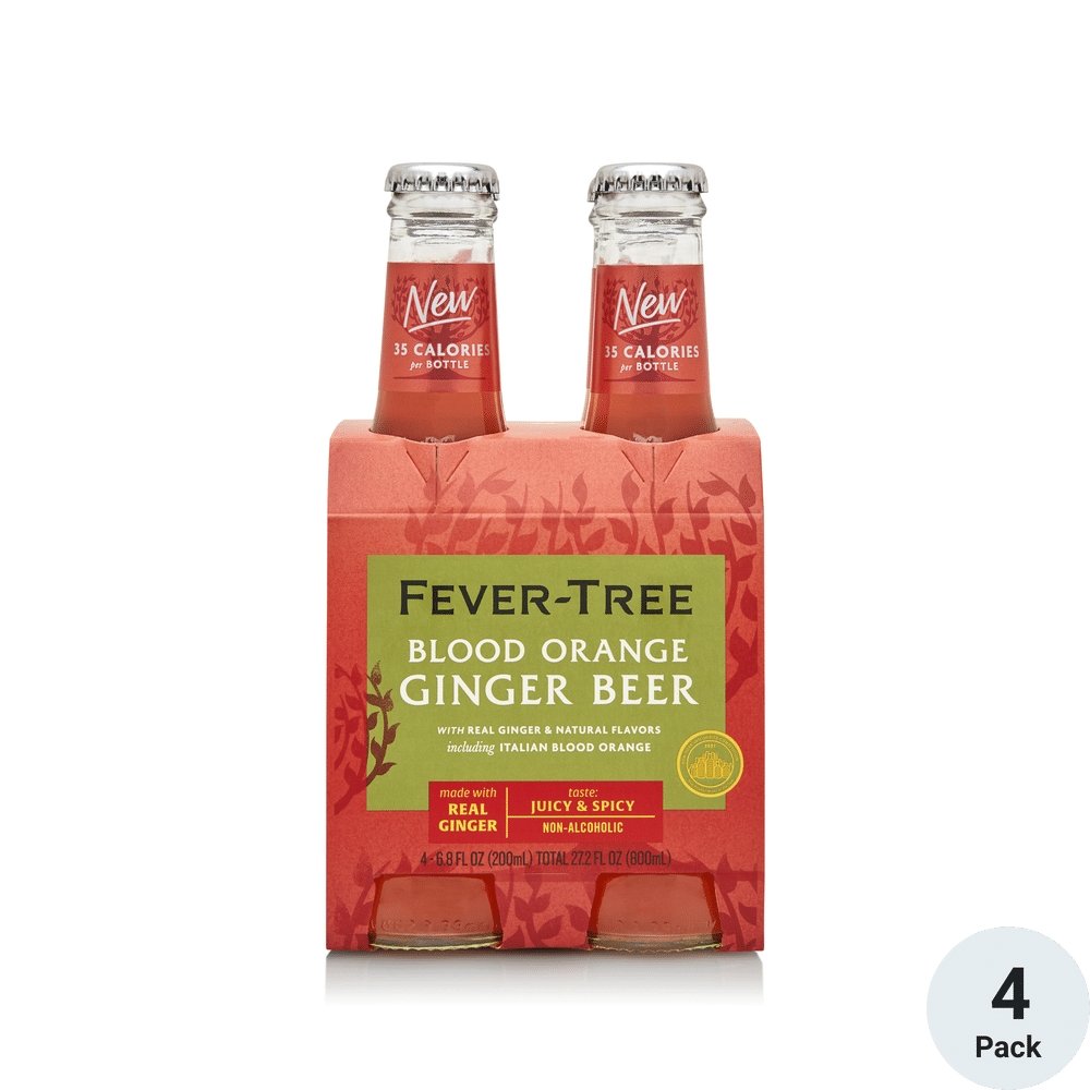 Fever Tree - Blood Orange Ginger Beer (4x200ML) - The Epicurean Trader