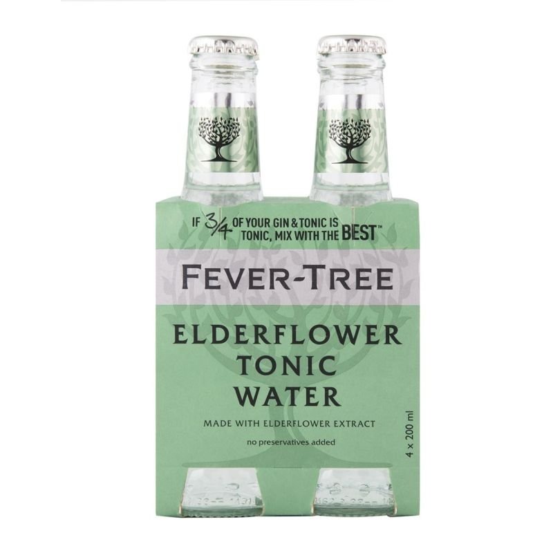 Fever Tree - Elderflower Tonic Water (4x200ML) - The Epicurean Trader