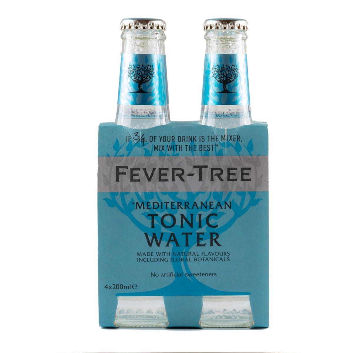 Fever Tree - Mediterranean Tonic Water (4x200ML) - The Epicurean Trader