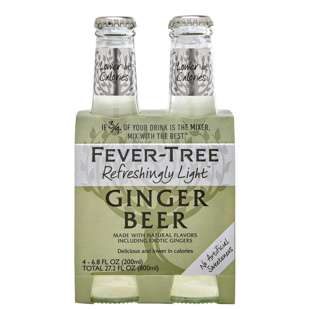Fever Tree - 'Refreshingly Light' Ginger Beer (4x200ML) - The Epicurean Trader