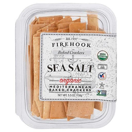 Firehook Crackers - 'Sea Salt' Mediterranean Crackers (5.5OZ) - The Epicurean Trader