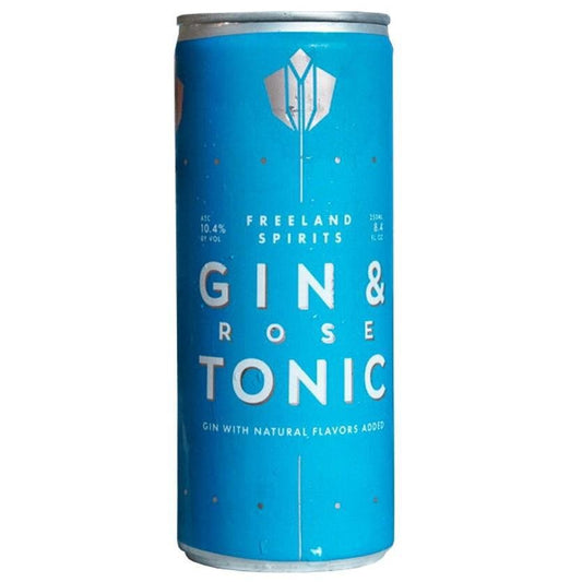 Freeland Spirits - Gin & Rose Tonic (250ML) - The Epicurean Trader