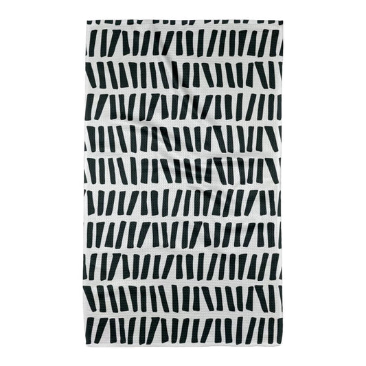 Geometry House - 'All Lined Up' Kitchen Tea Towel (18"x30") - The Epicurean Trader