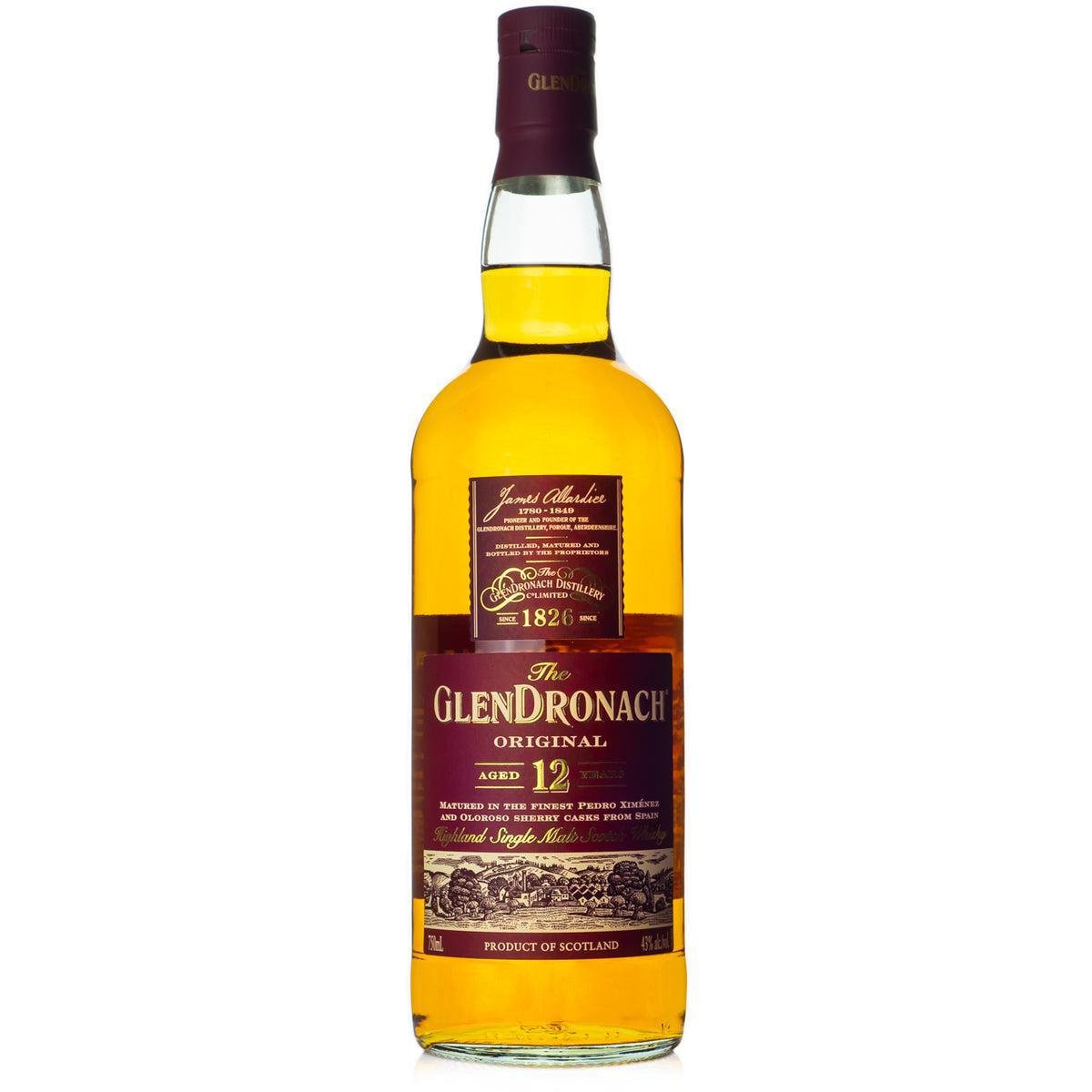 GlenDronach Distillery - 'Original' 12yr Highland Single Malt Scotch (750ML) - The Epicurean Trader