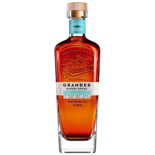 Grander - 'Barrel Series' Panama Rum Finished in Rye Whiskey Barrels (750ML) - The Epicurean Trader
