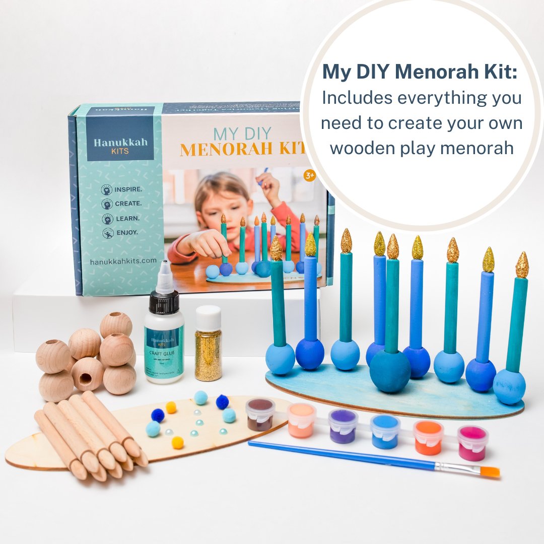 Hanukkah Kits - My DIY Menorah Kit - The Epicurean Trader