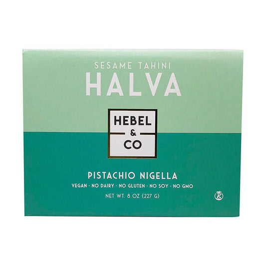 Hebel & Co - Organic Pistachio Nigella Halva (8OZ) - The Epicurean Trader