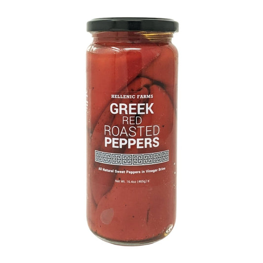 Hellenic Farms - Greek Roasted Red Peppers (16.4OZ) - The Epicurean Trader