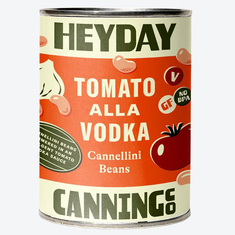 Heyday Canning Co. - 'Tomato Alla Vodka' Cannellini Beans (15OZ) - The Epicurean Trader