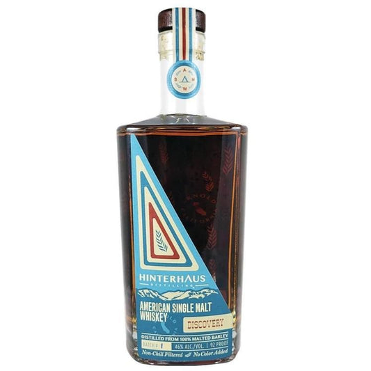 Hinterhaus Distillery - 'Discovery' American Single Malt Whiskey (750ML) - The Epicurean Trader