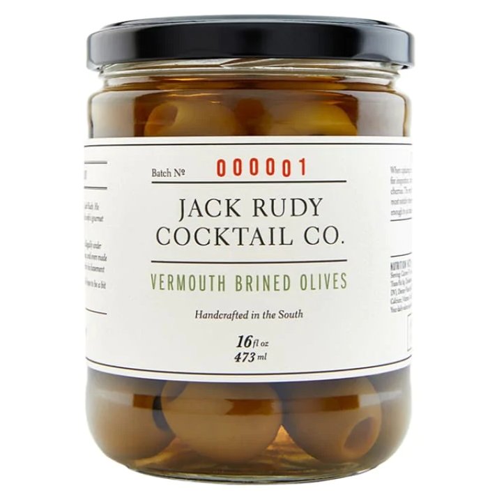 Jack Rudy Cocktail Co - Vermouth Olives (16OZ) - The Epicurean Trader