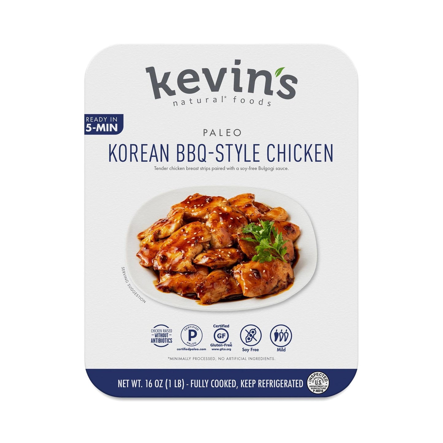 Kevin's Natural Foods - Korean BBQ-Style Chicken (16OZ) - The Epicurean Trader