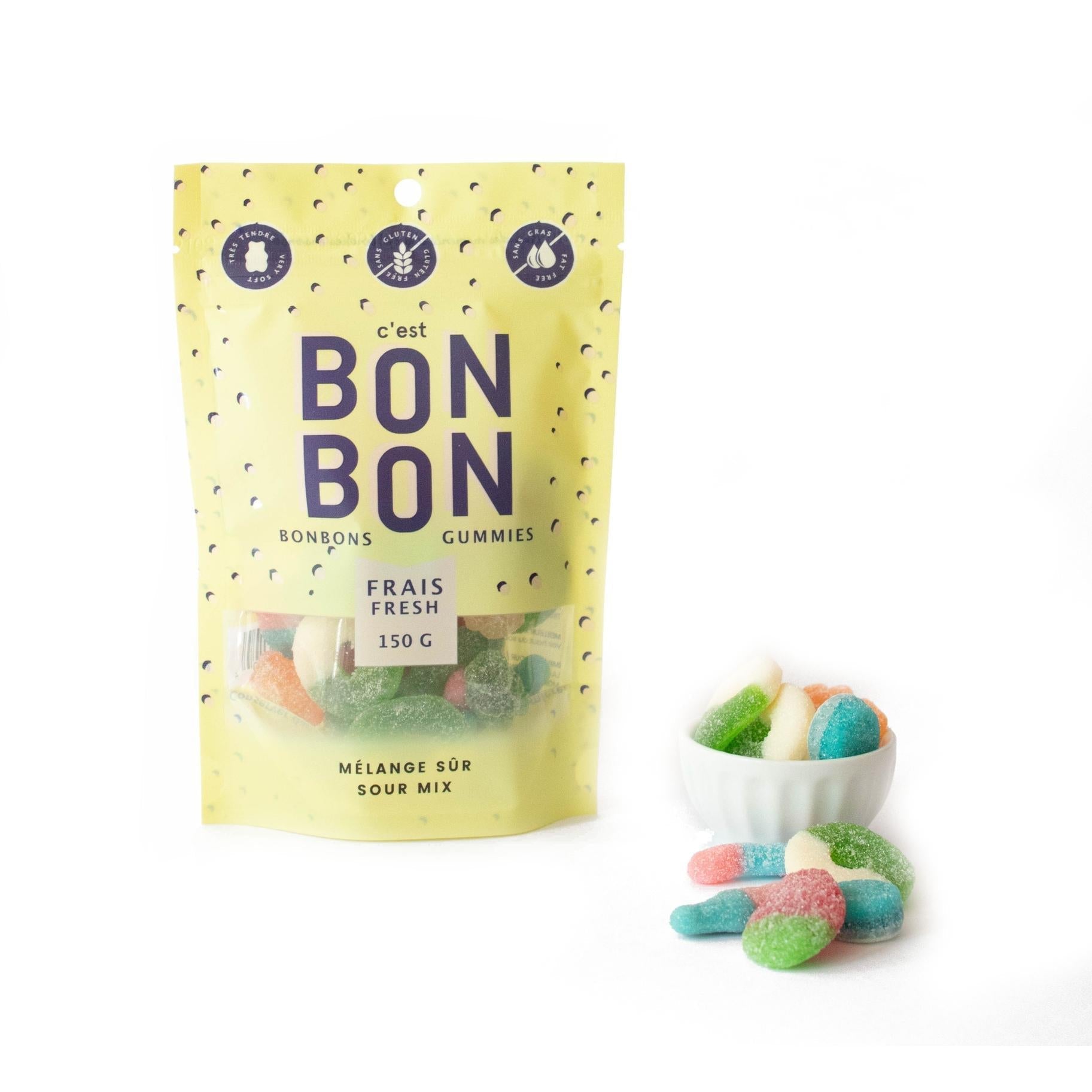La Boite A Bonbons - 'Sour Mix' Bonbons Gummies (150G)