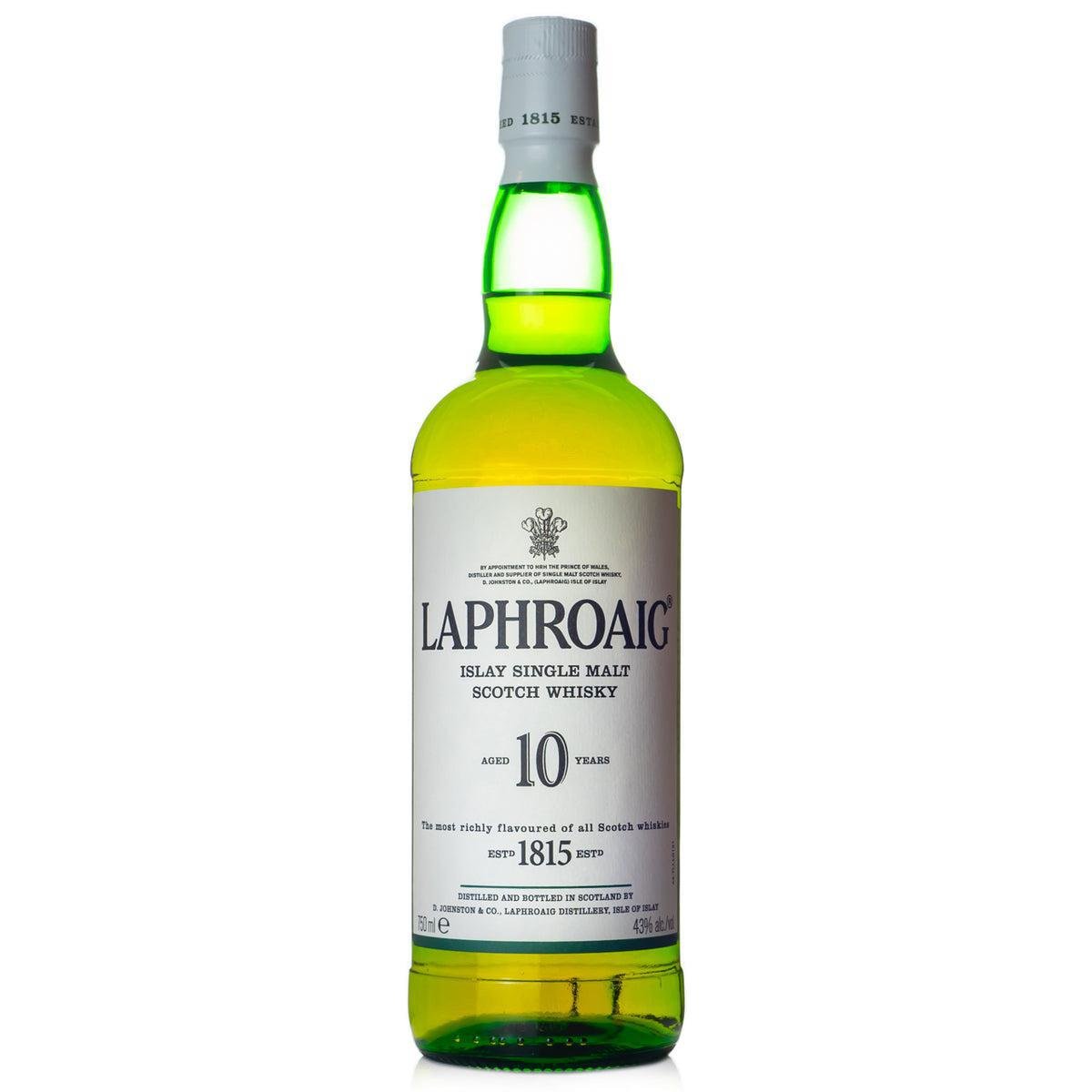 Laphroaig Distillery - 10yr Islay Single Malt Scotch (750ML) - The Epicurean Trader