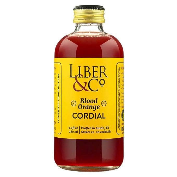 Liber & Co - Blood Orange Cordial (9.5OZ) - The Epicurean Trader