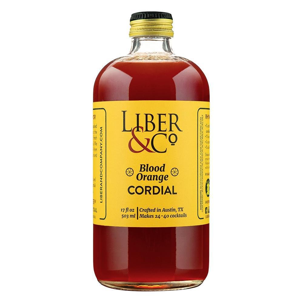 Liber & Co - Blood Orange Cordial (9.5OZ) - The Epicurean Trader