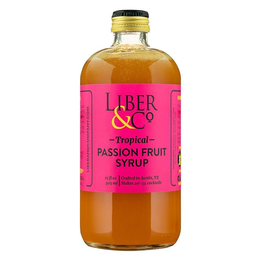 Liber & Co - Tropical Passion Fruit Syrup (9.5OZ) - The Epicurean Trader