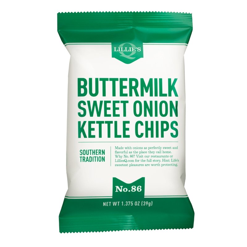 Lillie's Q - 'Buttermilk Sweet Onion' Kettle Chips (39G) - The Epicurean Trader